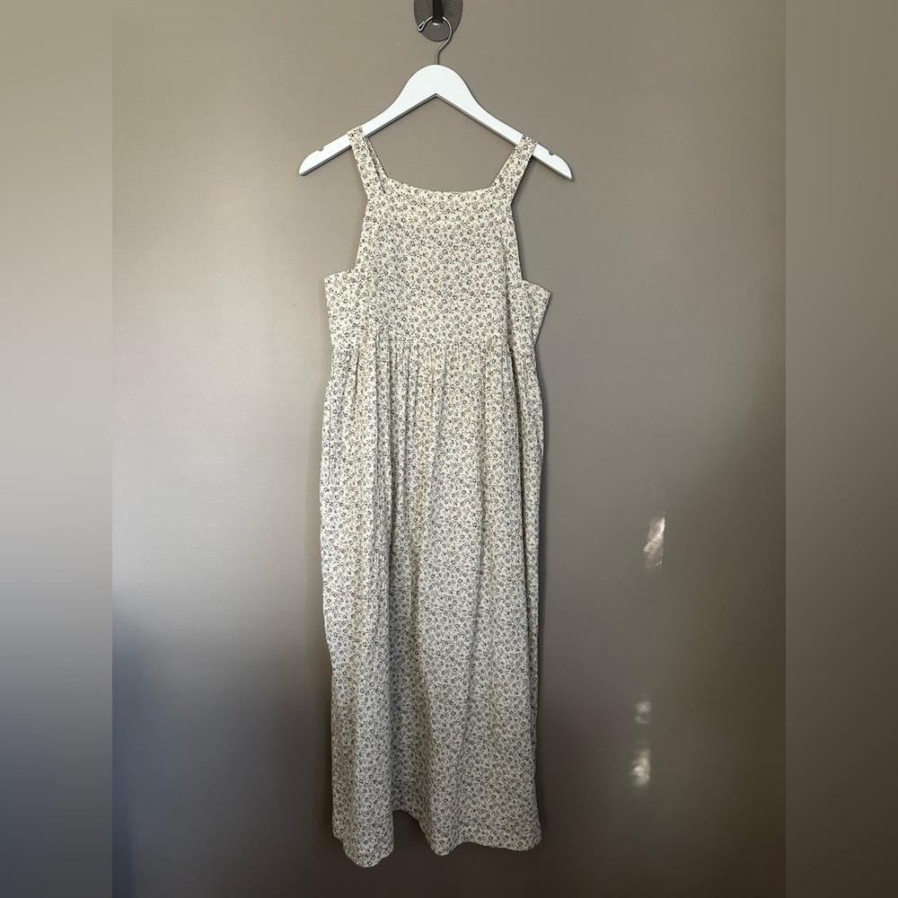 Floral Cream Maxi Dress